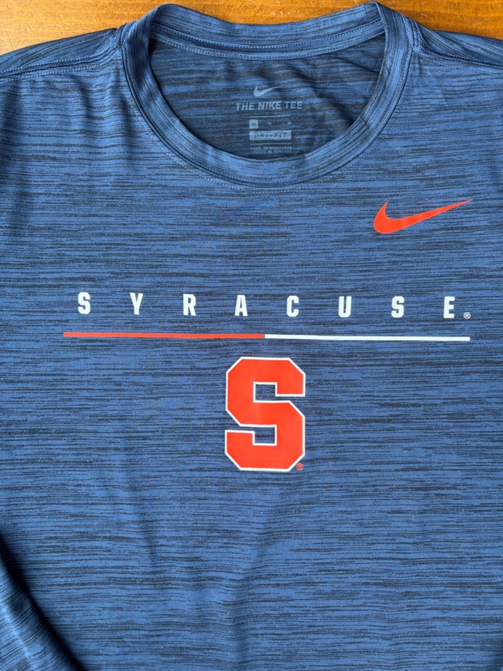Syracuse Nike Dri-Fit Long Sleeve Shirt Sz M - Picture 2 of 10